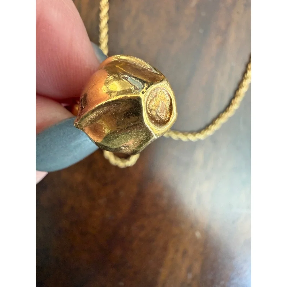 Christian Dior Vintage Gold Tone Rope 16